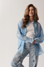 Рубашка со стразами