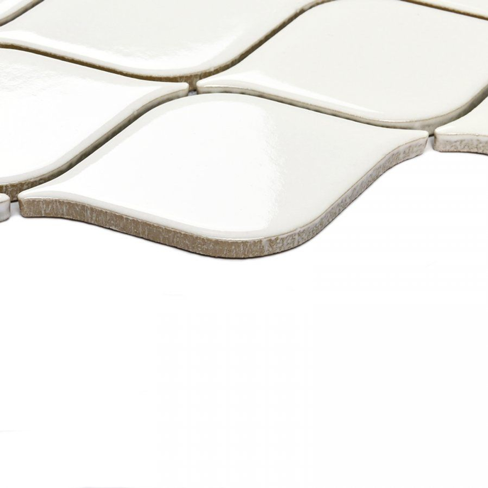Мозаика из керамогранита Melany White glossy/Мелани белый (48х86) 280х264х6 мм (шт)