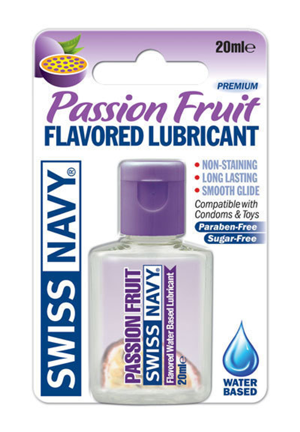 Лубрикант PASSION FRUIT со вкусом маракуйи, 20 мл