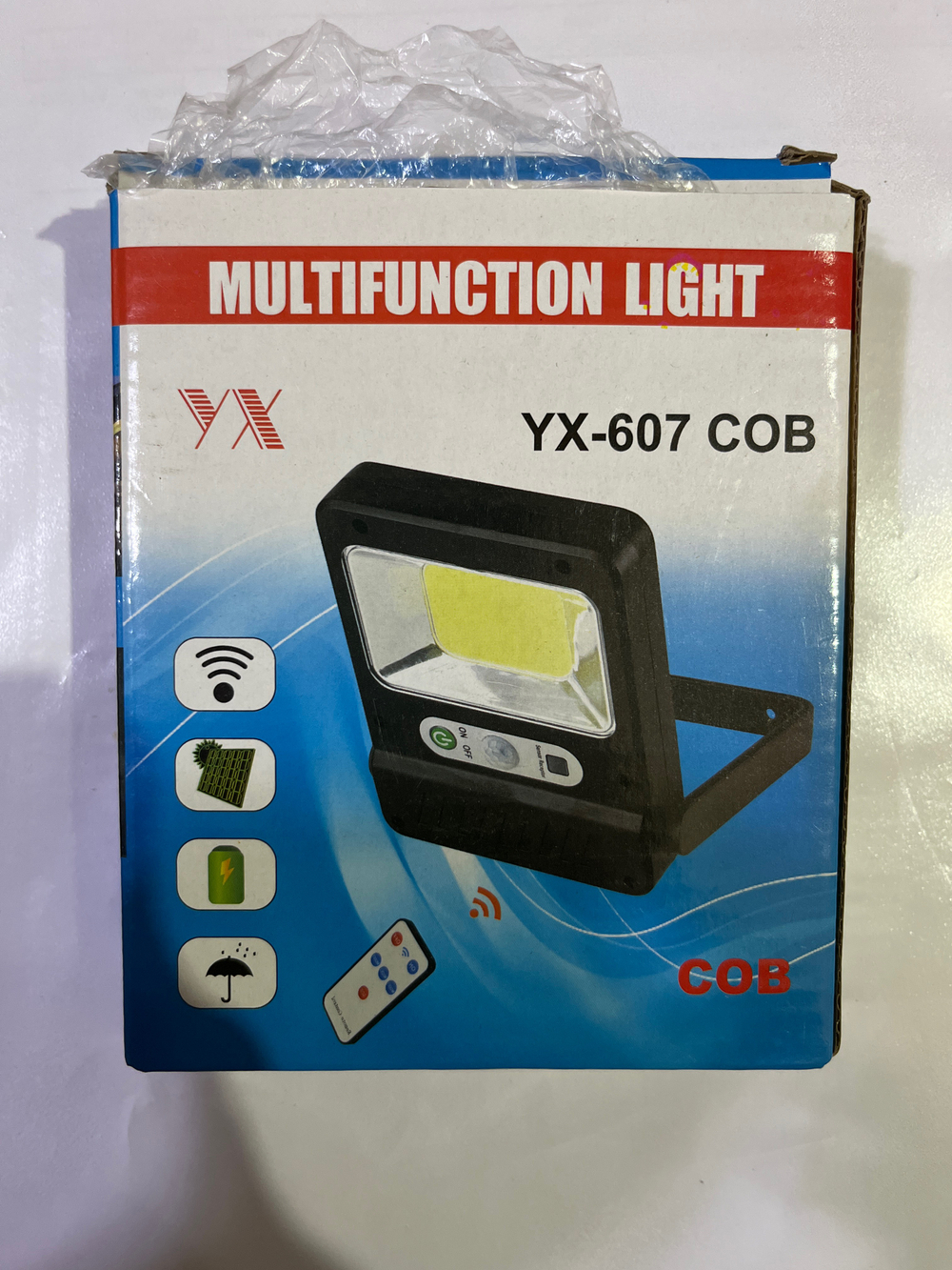 Солнечный прожектор YX-607 COB