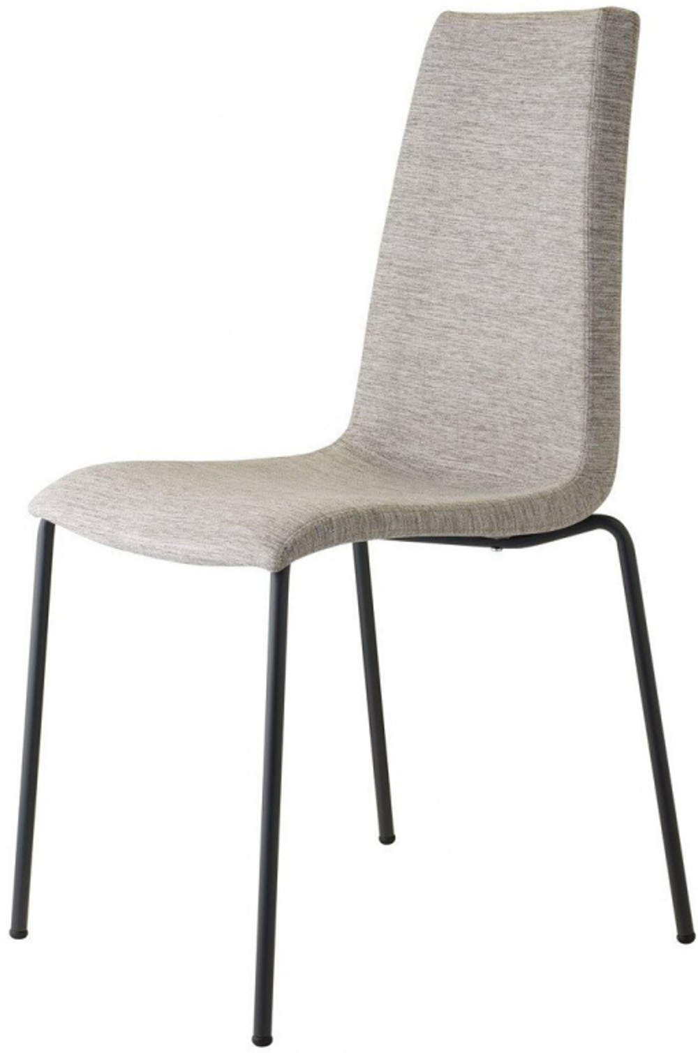 Стул с обивкой Scab Design Mannequin Pop 4 legs, антрацит, светло-серый