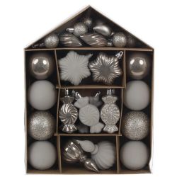 GAEM Набор из 32шт Украшение новогоднее "Шар", L24 W6 H32 см