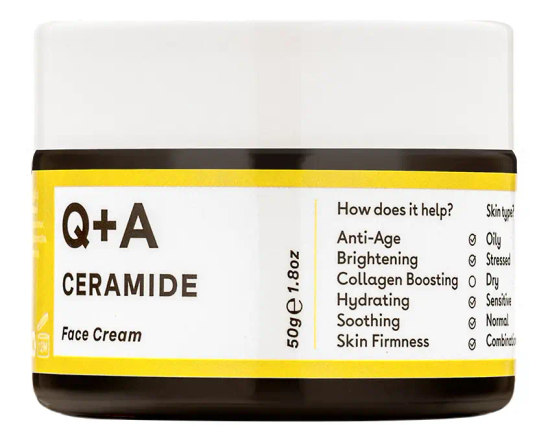 Крем для лица Q+A, CERAMIDE, 50гр