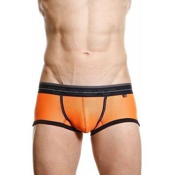 Мужские трусы хипсы оранжевые в сетку TOOT Nylon Sport Hip Boxer