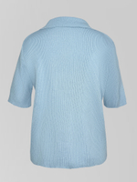 Футболка 0707 трикотажная с молнией и логотипом на груди