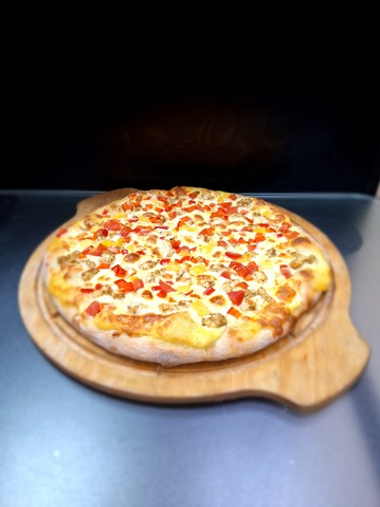 Пицца с курицей и ананасом 25 см