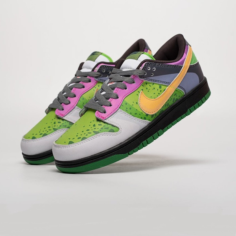 кроссовки Nike Dunk Low Green / Multi-color