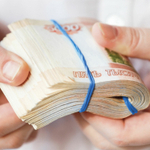 Резинки банковские универсальные диаметром 60 мм BRAUBERG 100 г цветные натуральный каучук (10 штук в упаковке)