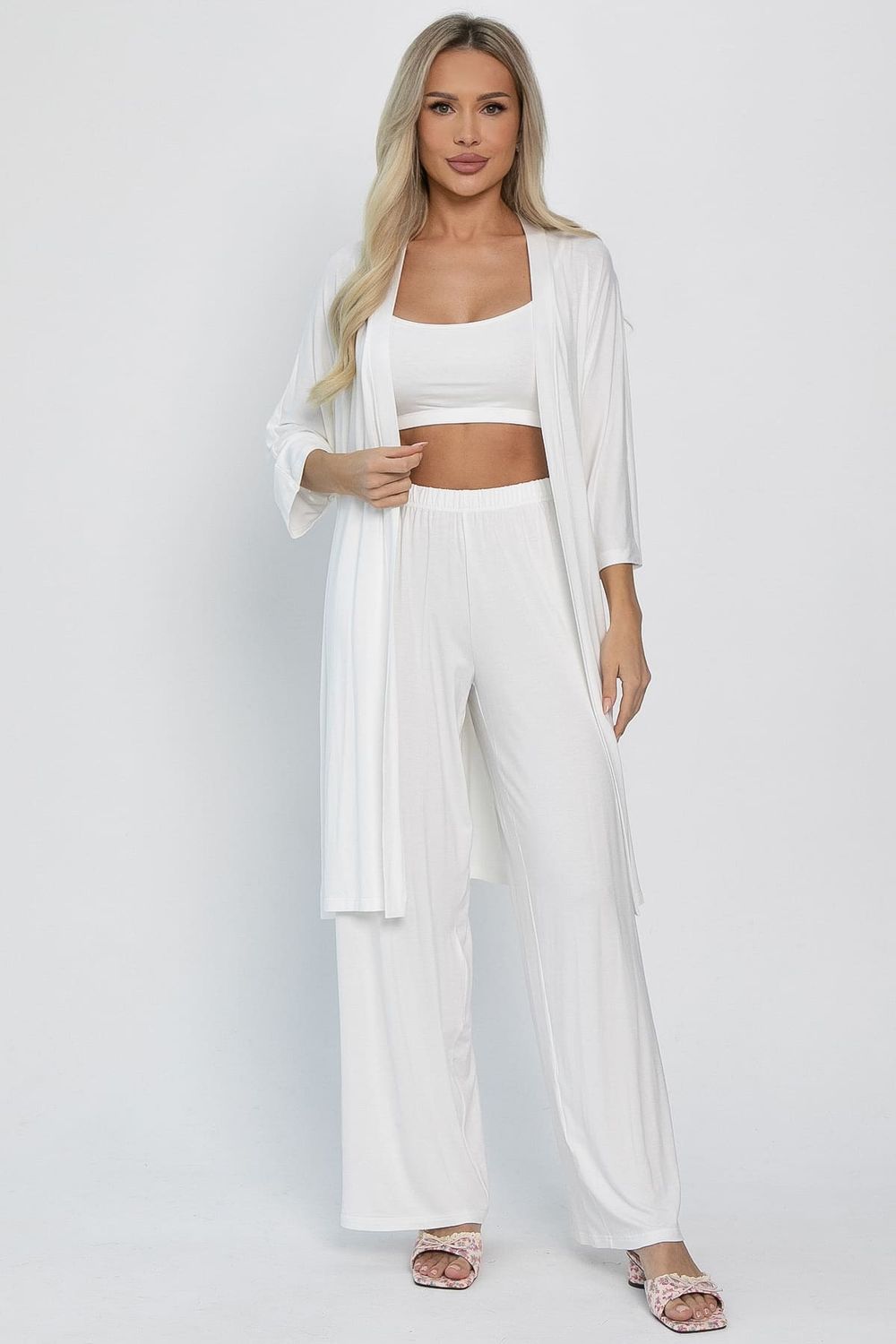 Кроп-топ Шелк вискозы (молочный) Б14507-52М LT Collection