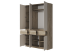 БОСТОН ШК-002 Шкаф 3-ств. ЛДСП (Комплект) Дуб крафт серый / Кашемир