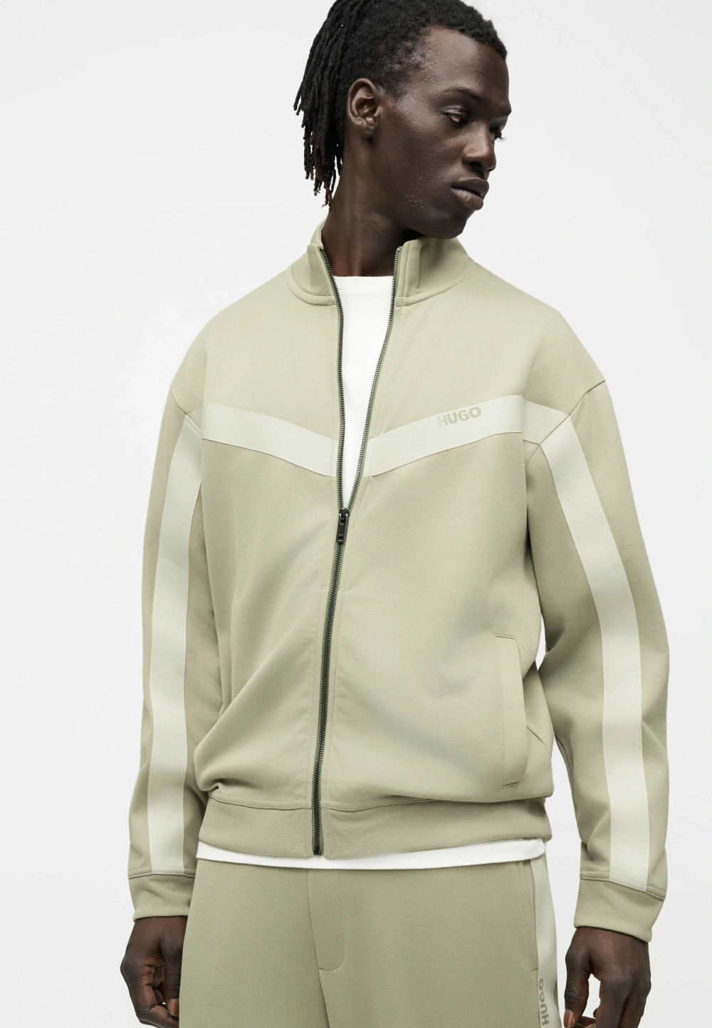 Кофта на молнии HUGO - light/pastel green
