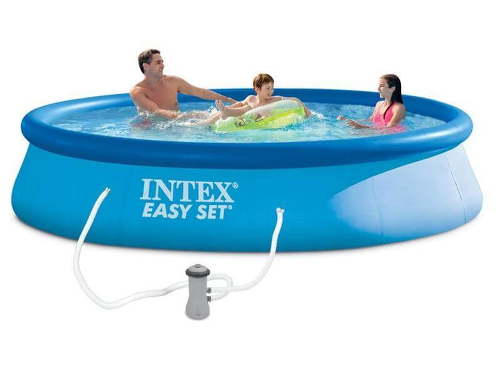 Бассейн надувной Intex Easy Set 396х84 см + фильтр-насос 2006 л/ч (28142)