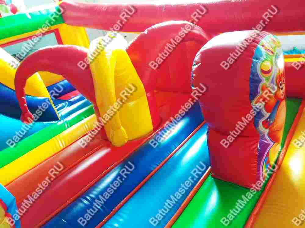 Детский надувной батут "Весёлые циркачи" 6*6*2,8 м
