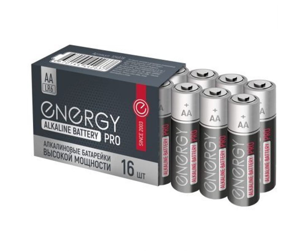 Батарейка алкалиновая Energy Pro LR6/16S (АА) (104978)
