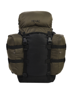 Рюкзак туристический Prival Кузьмич 45, Чёрный + хаки
