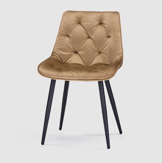 Обеденный стул Vera коричневый велюр Премиум