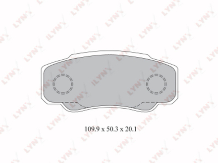 Тормозные колодки LYNX BD-2217