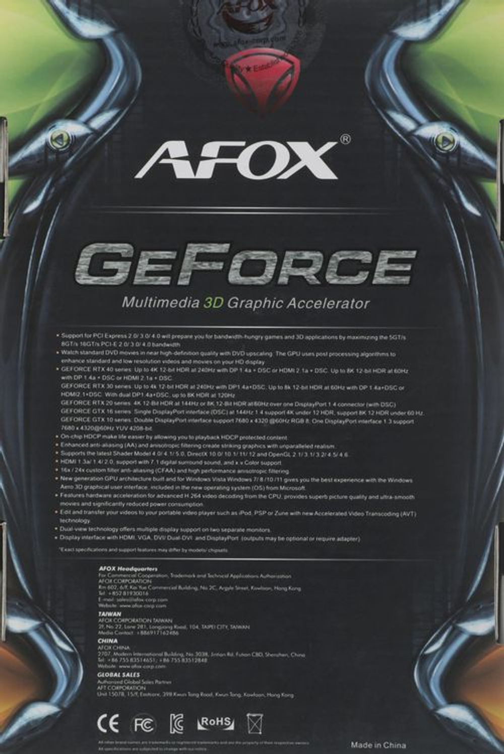 Видеокарта AFOX NVIDIA  GeForce GT 610 AF610-1024D3L7-V6 1ГБ GDDR3, Ret