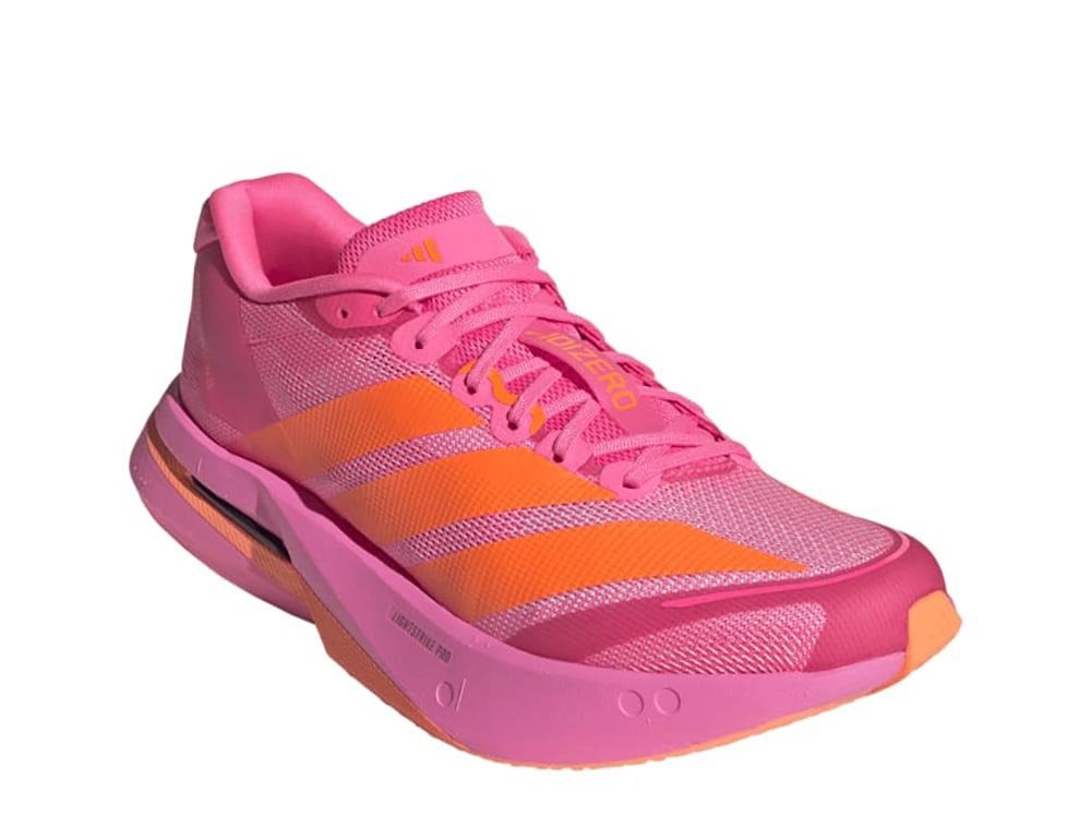 Женские кроссовки для бега adidas Adizero Boston 13 W Розово-Оранжевые