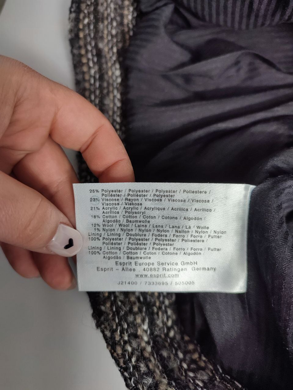 Куртка-жакет Esprit на молнии 42 размер