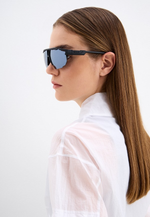 Спортивные очки HILX Specialist Matt Solid Black / Black Mirror Lens