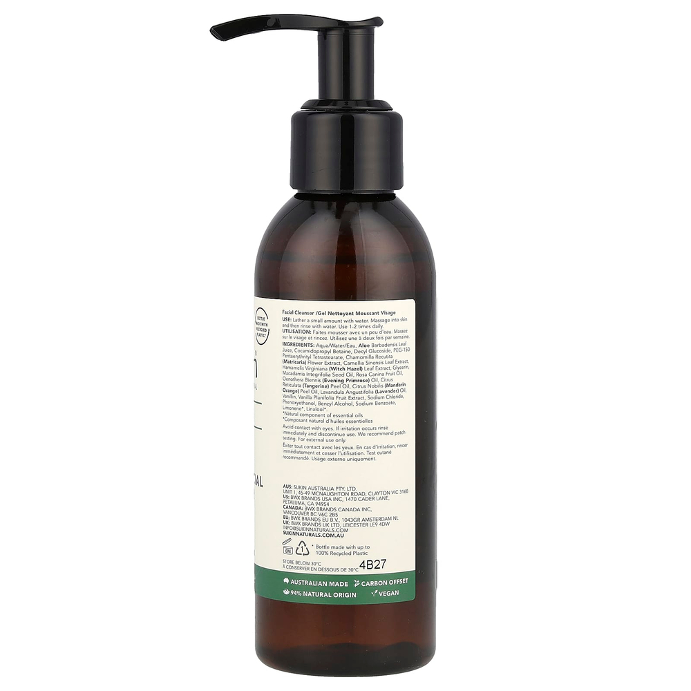 Sukin, пенка для умывания, 125 мл (4,23 жидк. унции)