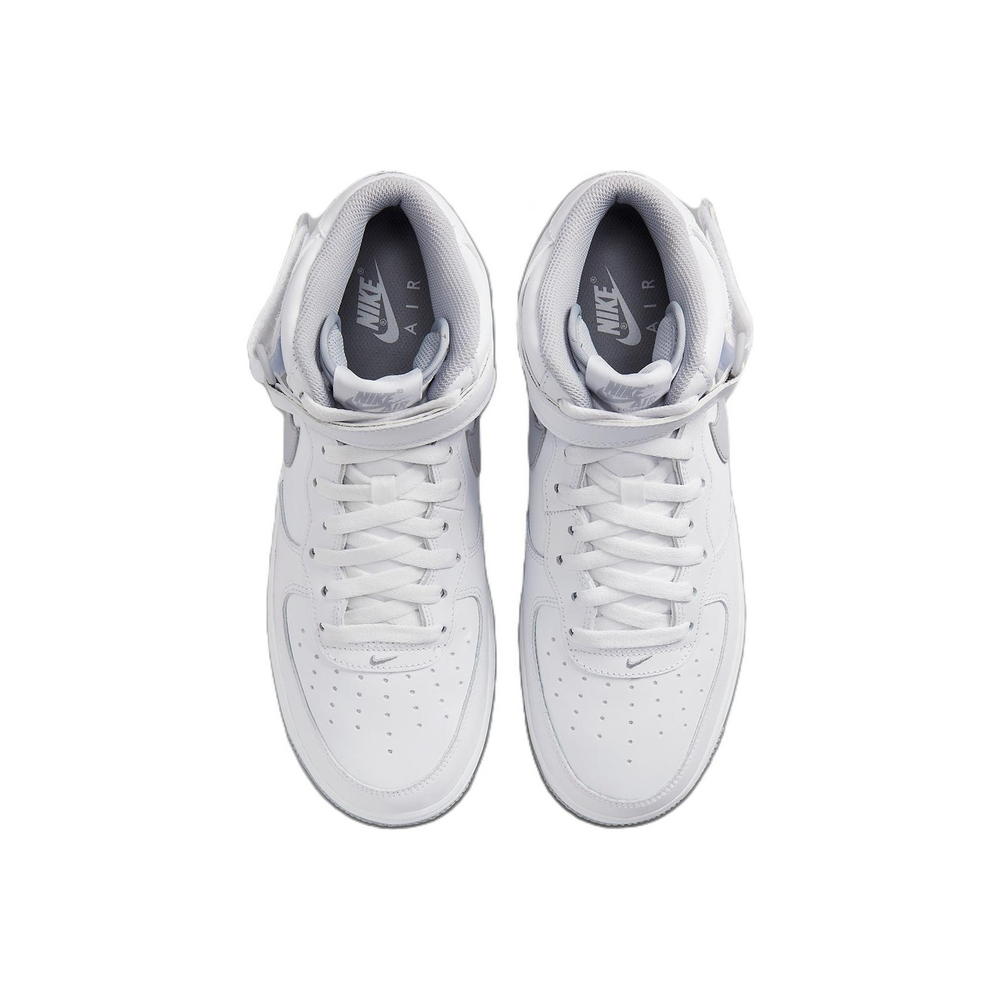 Кроссовки Nike Air Force 1 Mid White Wolf Grey