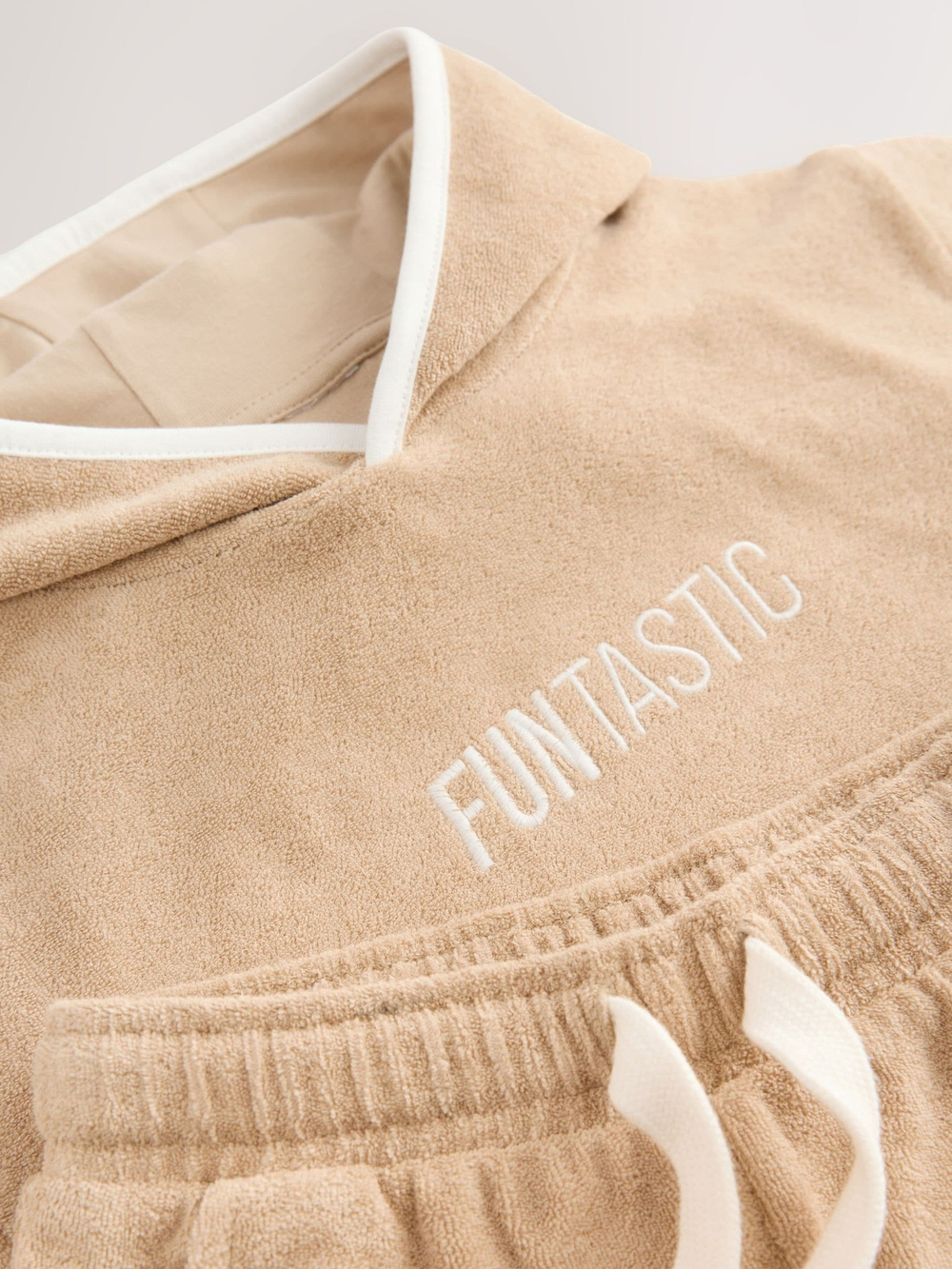 Пончо и шорты в комплекте для мальчика Next E92-312, Песочный