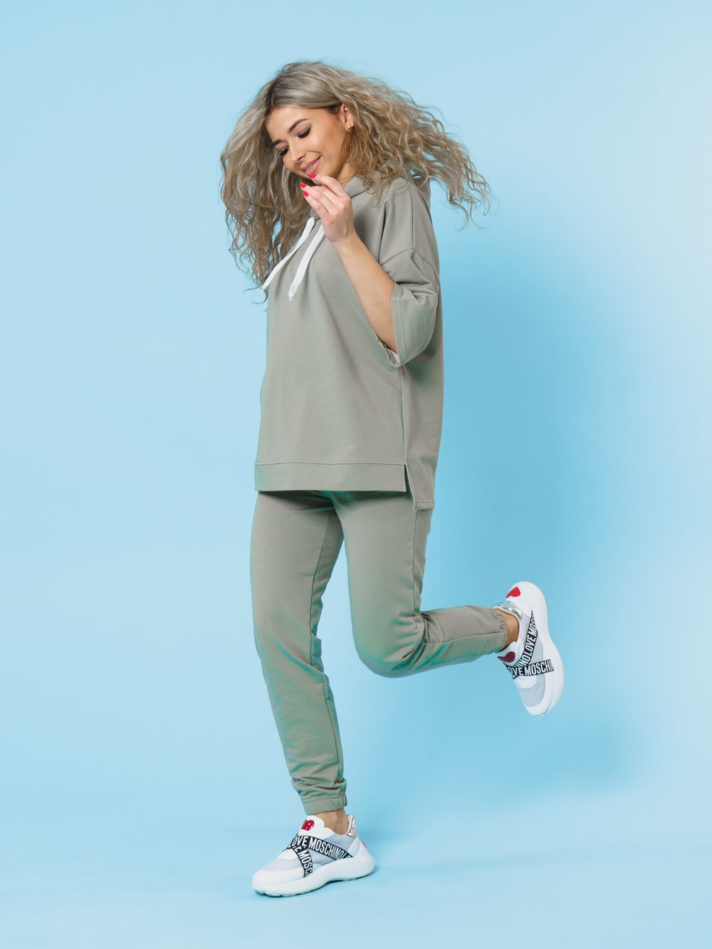 866 Костюм "Св.олива" SveTekst (Акция)