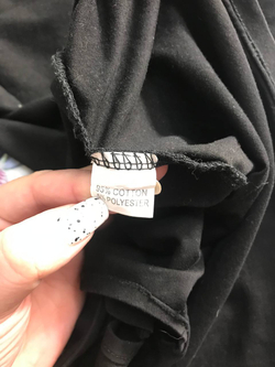 Футболка со стильным принтом, визуально на 48 размер