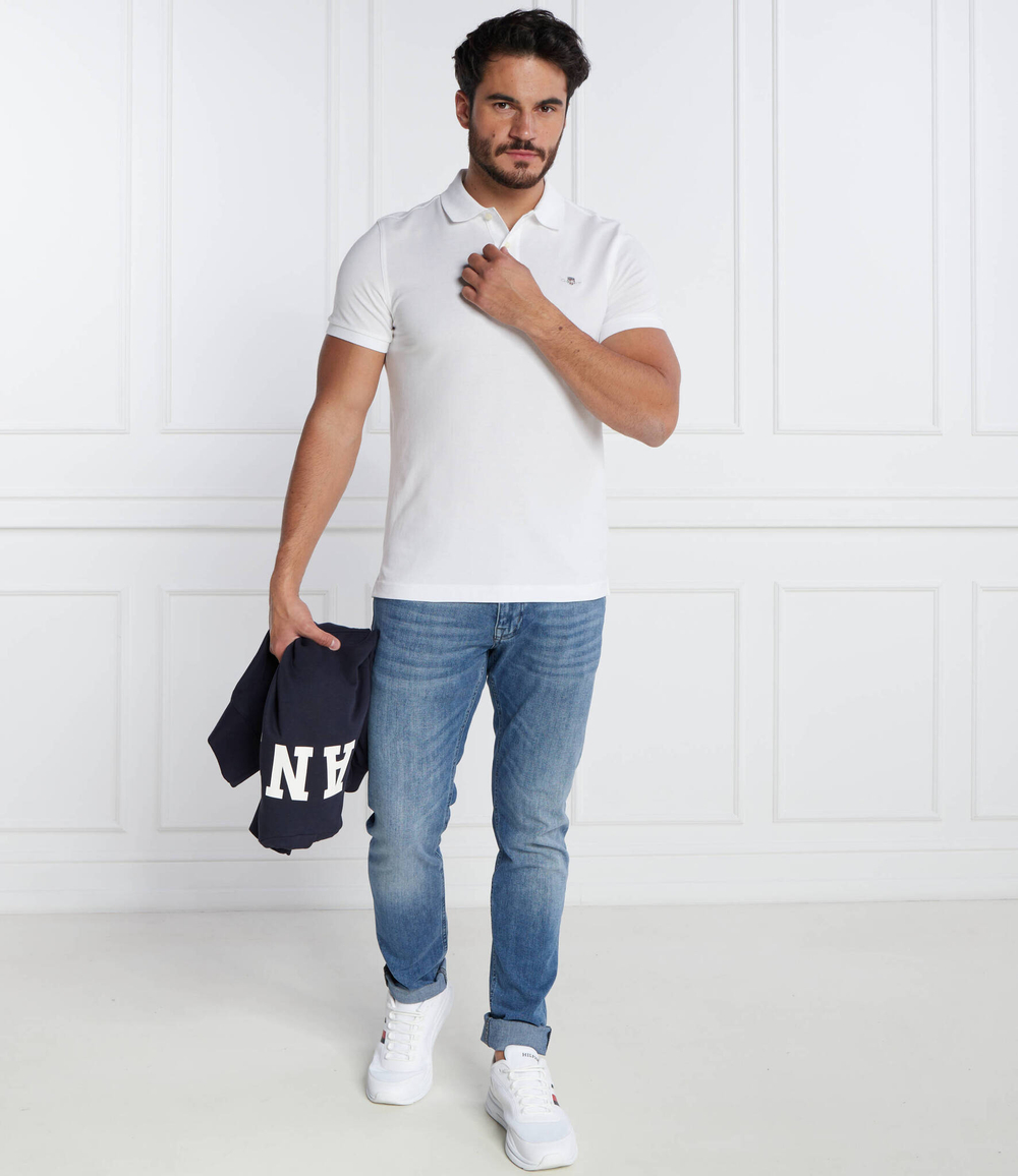 Поло Gant - белый(2220)