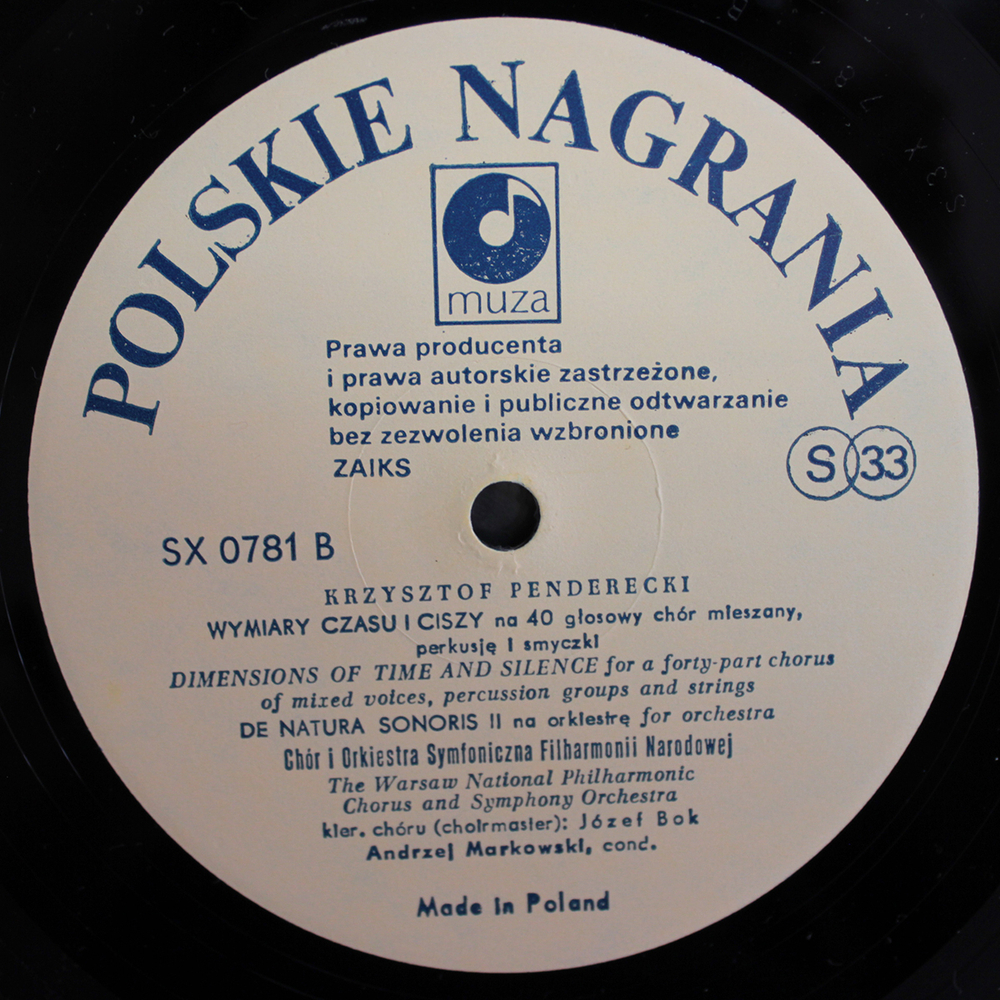 Krzysztof Penderecki / Kosmogonia (LP)