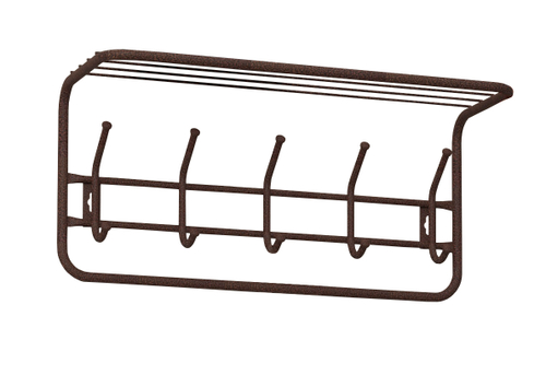 Вешалка с полкой 60 см арт.ВСП 6 М (медный антик)