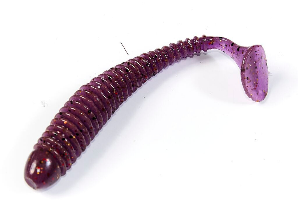 Виброхвосты съедобные Lucky John Pro Series Spark Tail 4" (101мм/5шт)