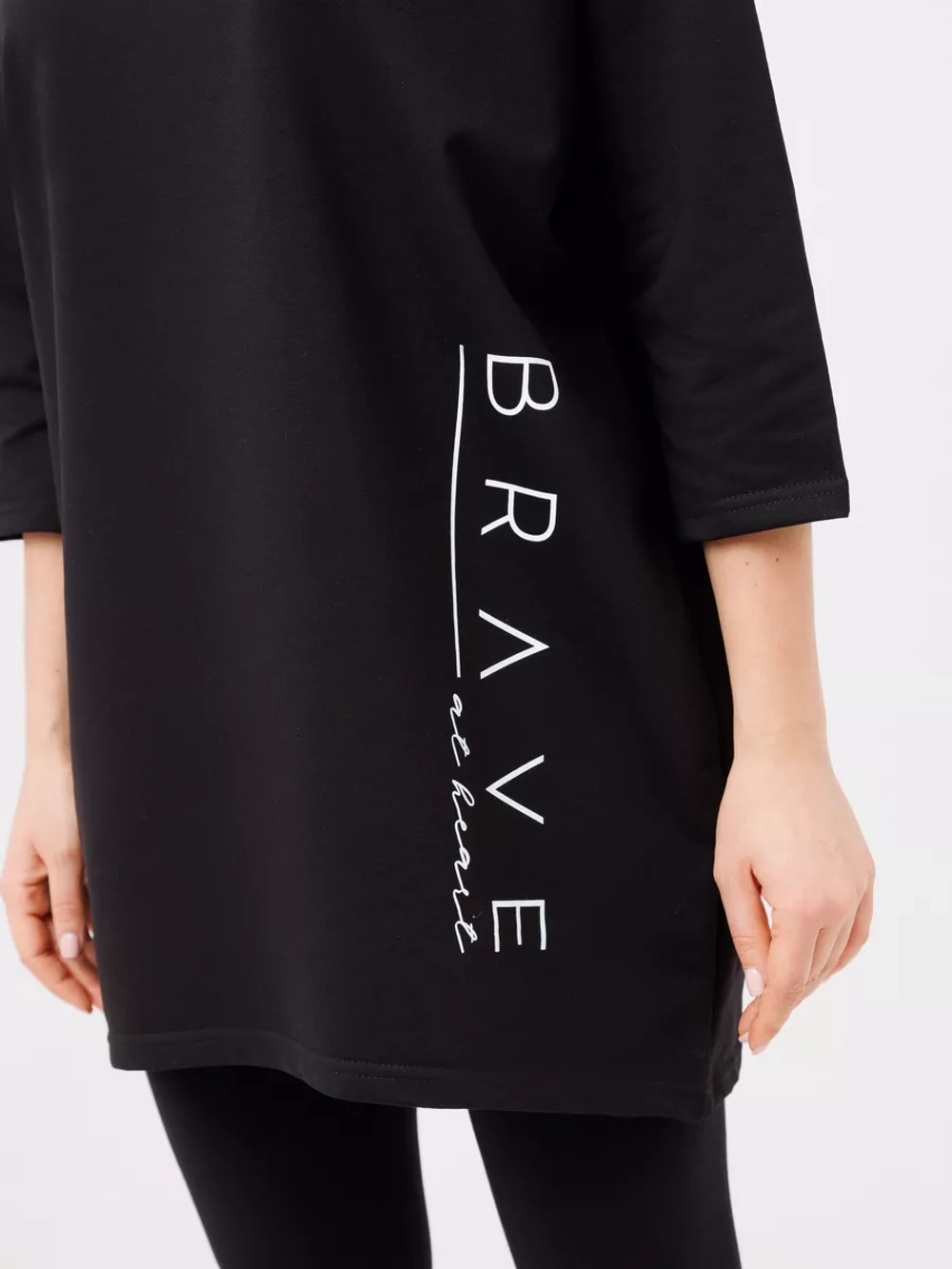 Кофта оверсайз больших размеров теплая туника