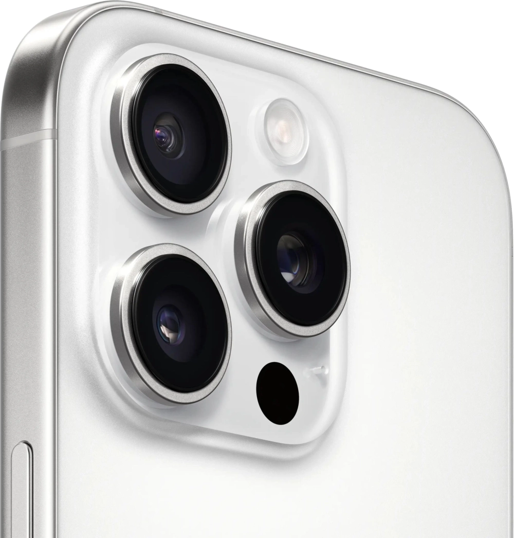 Смартфон Apple A3294 iPhone 16 Pro 128Gb белый титан моноблок 3G 4G 2Sim 6.3" 1206x2622 iOS 18 48Mpix 802.11 a/b/g/n/ac/ax/be NFC GPS Protect