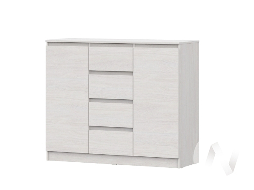 Комод 4 ящика 2-х створчатый МС Бриз-1