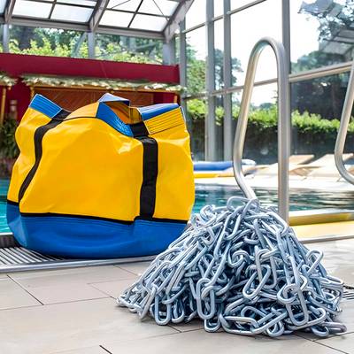 Якорный балластный мешок для аквапарка, понтона и лодки, объем 150–200 литров, 100 шт.
