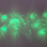 Гирлянда для дома БАХРОМА ш3м* в30/50см 120 ламп LED, прозрачн. провод, 8 реж, IP-20, Зеленый (возможность соединения)