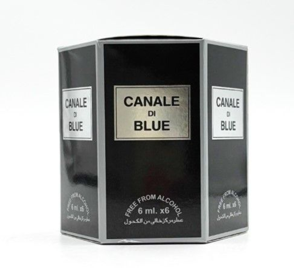 Духи масляные мужские Canale Di Blue, 6 мл