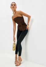 Топ с боковой шнуровкой