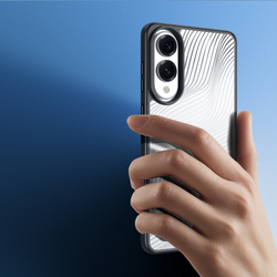 Чехол прозрачный с мягкими рамками от Dux Ducis для Samsung Galaxy S25 Edge, серия Aimo Series Case