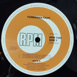 Винтажная виниловая пластинка LP HOT R.S. Forbidden Fruit (EU 2015)