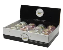 Набор пластиковых шаров Небесная Радуга 80 мм., 12 шт., Kaemingk (020902)