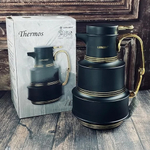 Термос 1л со стеклянной колбой, 161-004