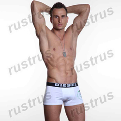 Мужские трусы хипсы белые DIESEL DIS0055