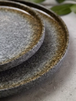 Набор 2 шт тарелок с бортиком, 25,3 см, Осень