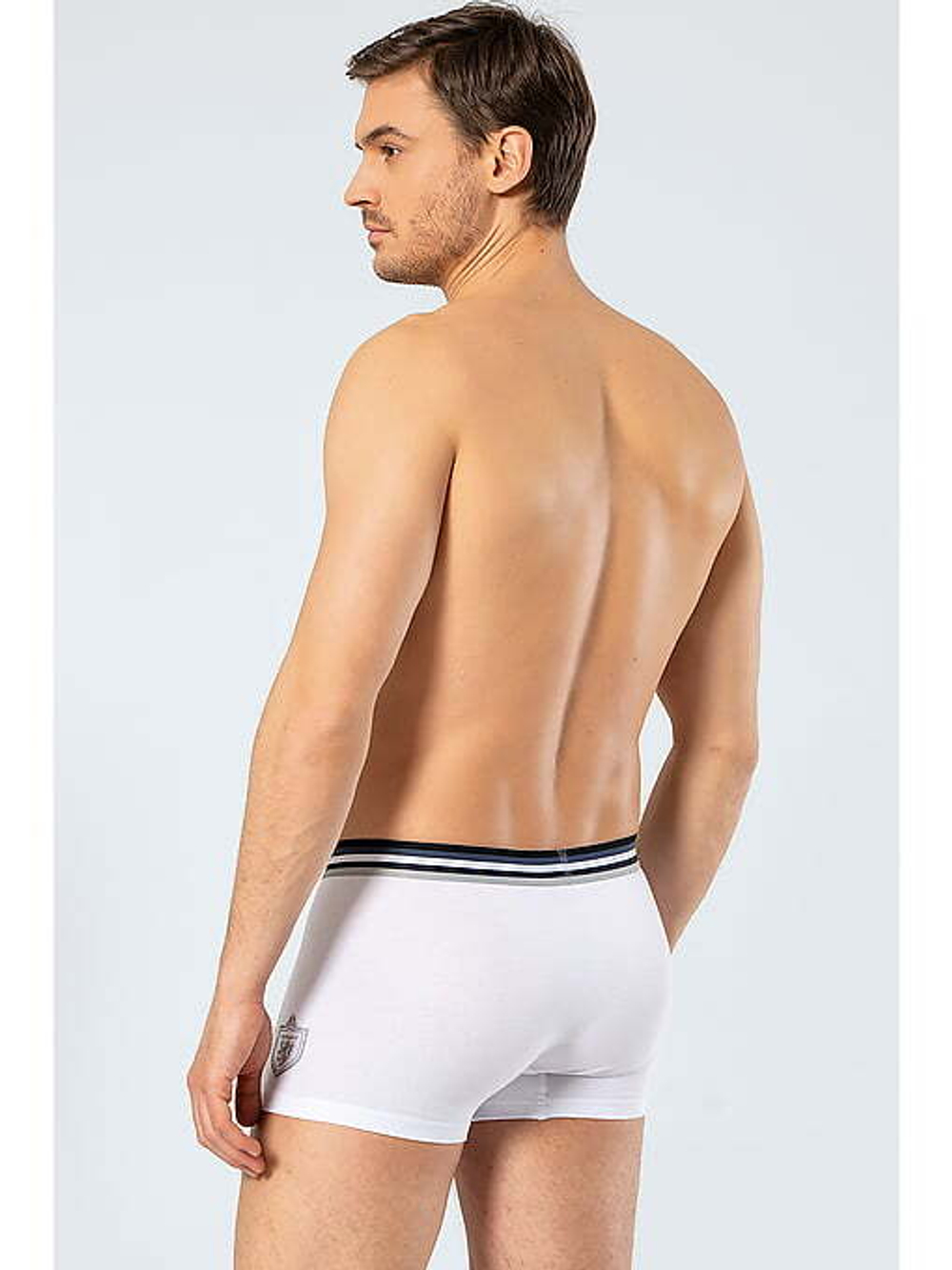 Трусы мужские боксеры. Набор из 2-х штук белый - черный