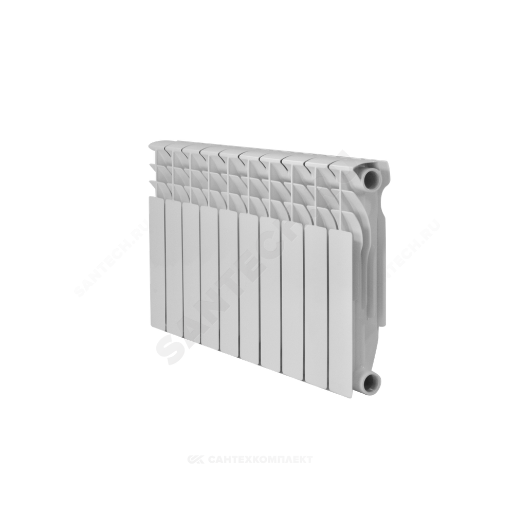 Радиатор биметаллический Ultra Plus 350 8 секций Qну=840 Вт RAL 9016 (белый) Ogint