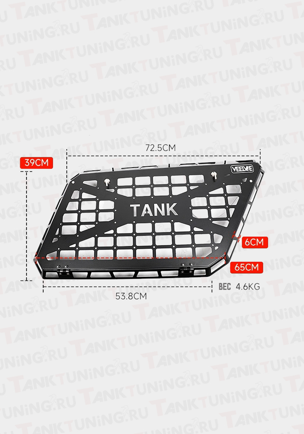 Tank400 Защитная решётка на заднее боковое окно